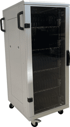 Tablet Blechschrank mit Ladefunktion Rollwagen für 60 Tablets